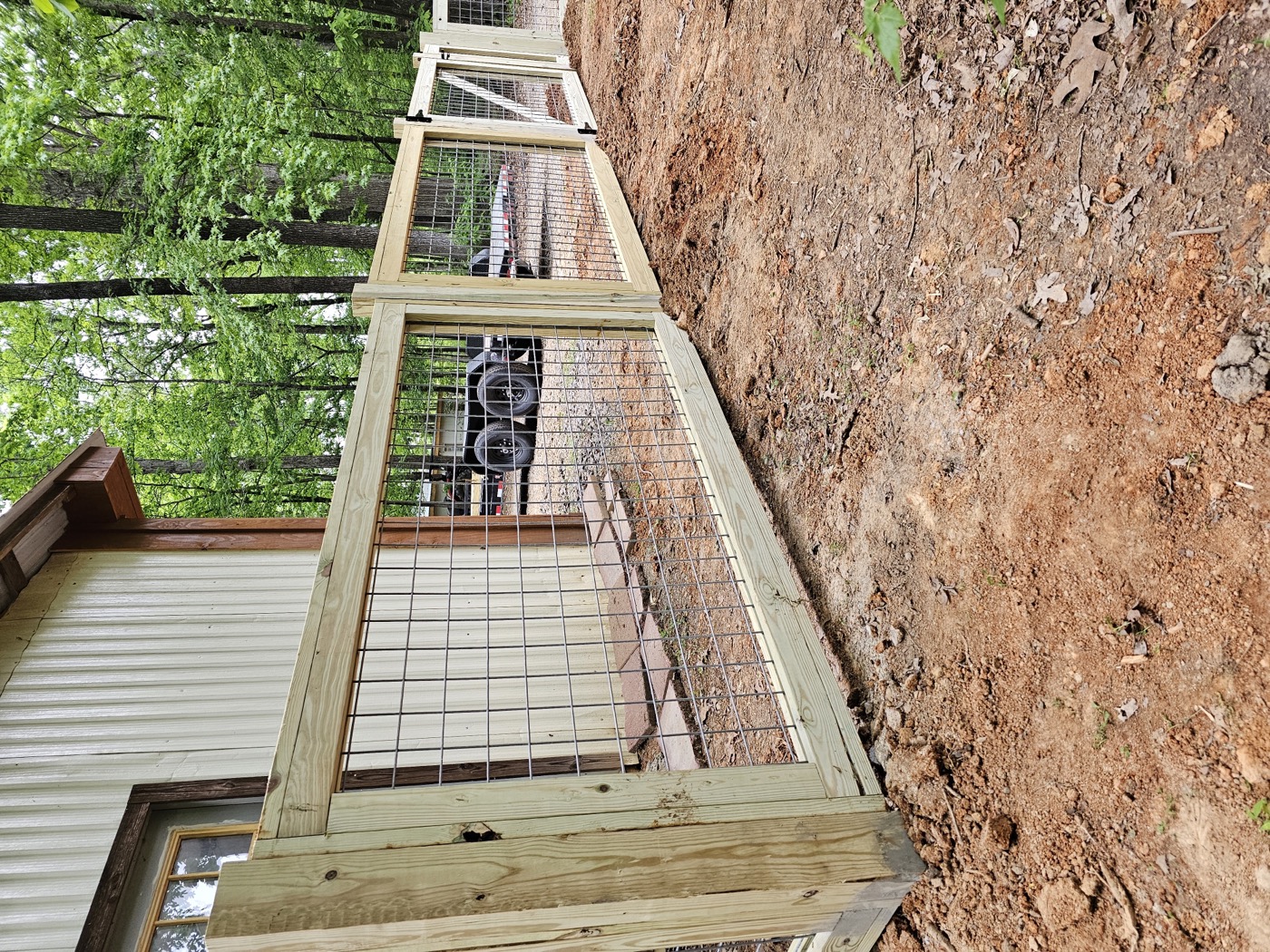 Walk gate installation