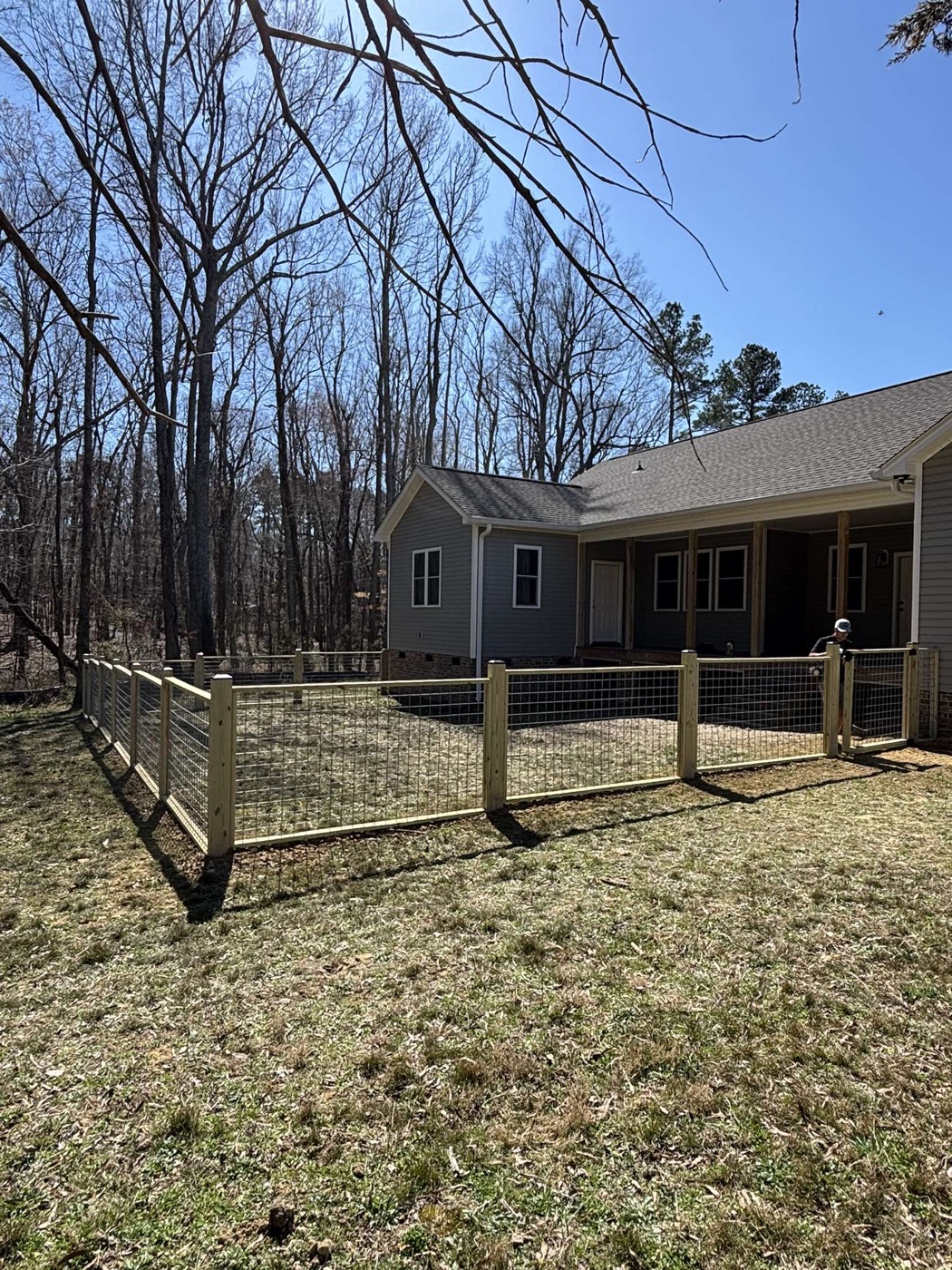 Fence panel installation