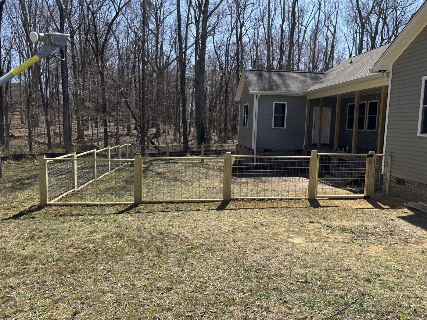 Fence panel installation