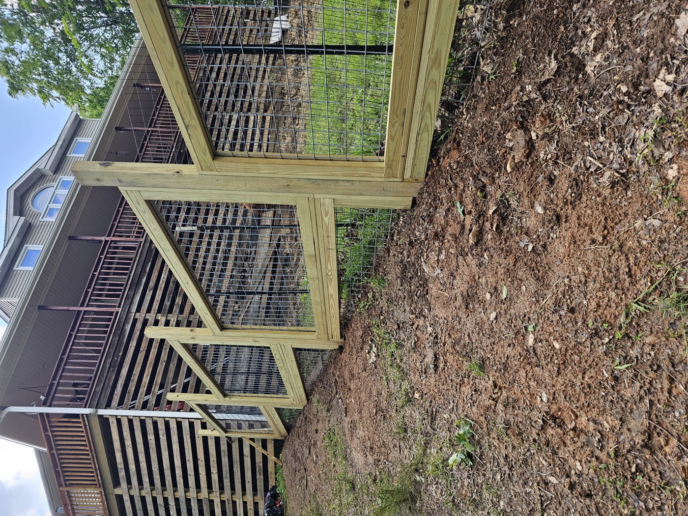 Fence panel installation