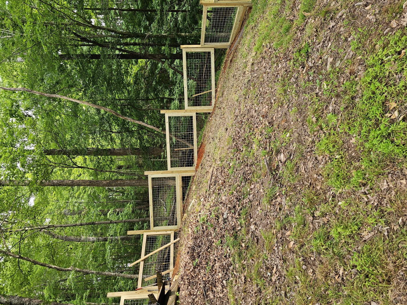 Fence panel installation