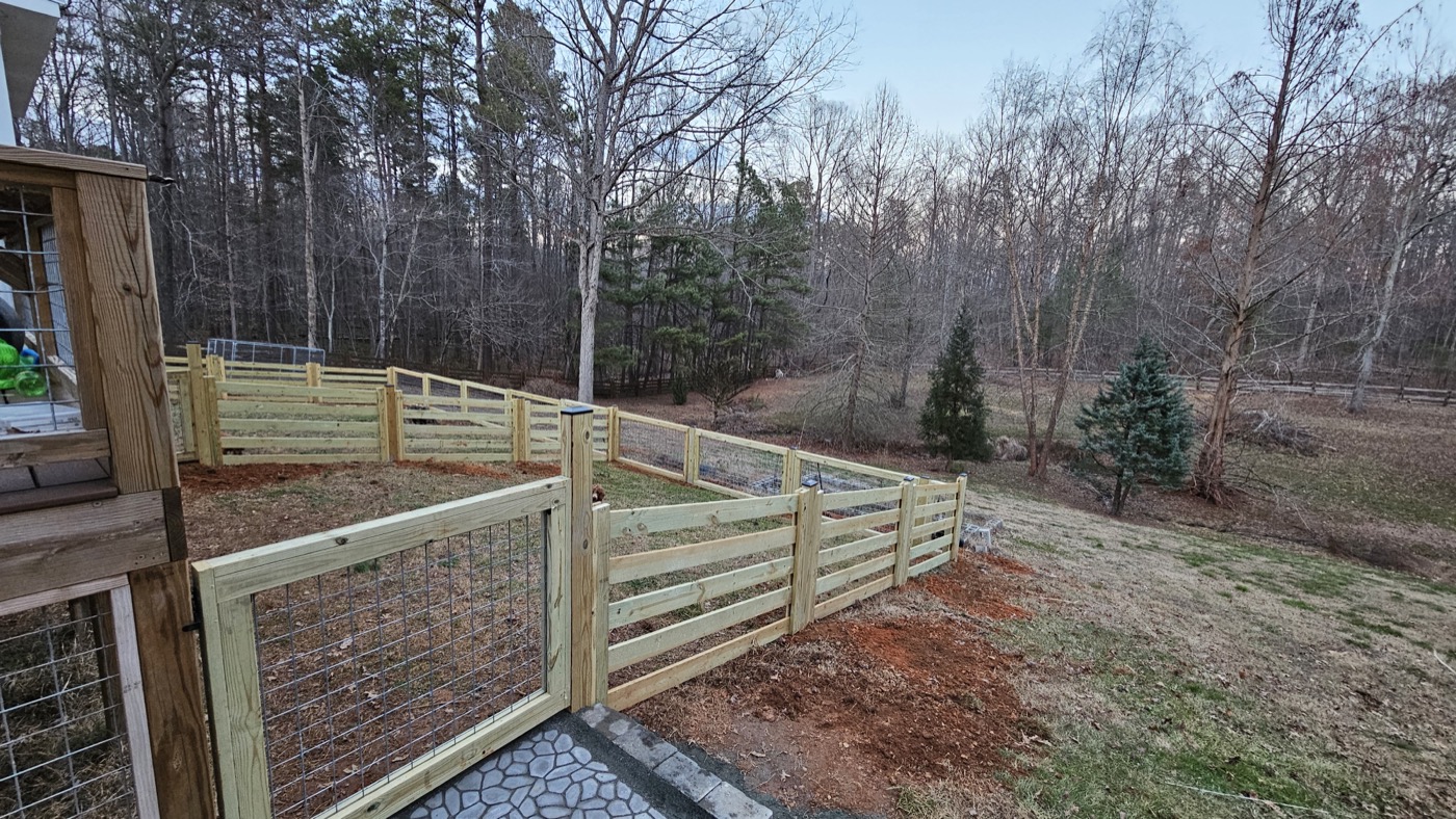 Fence installation