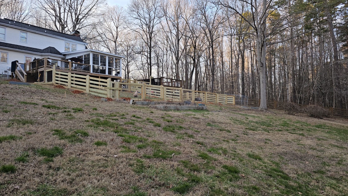 Fence installation