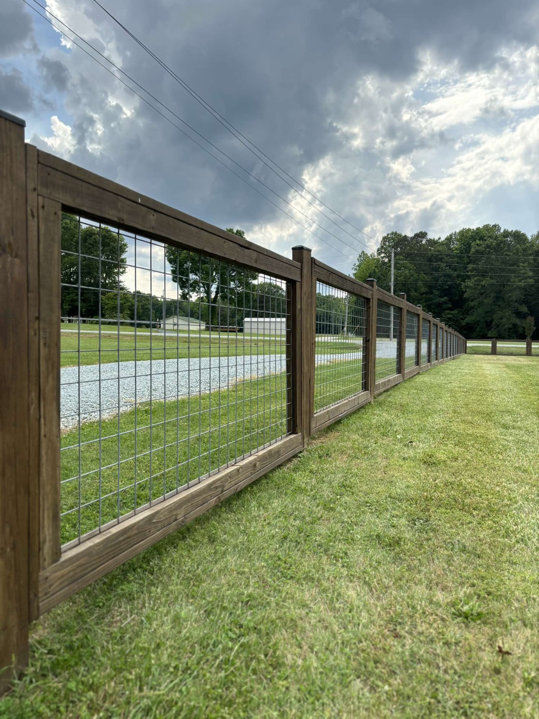 Residential fence installation by PanelCraft NC